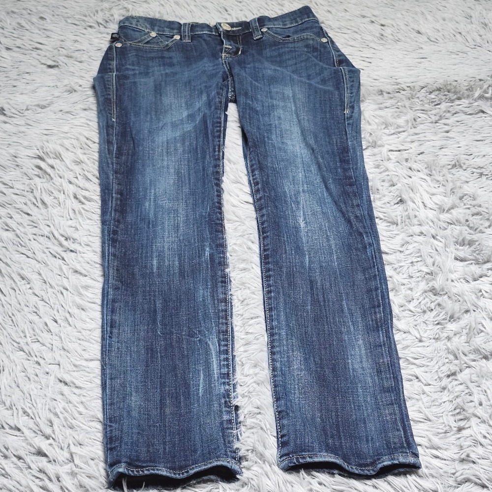 Rock‎ & Republic Berlin Skinny Jeans Womens 2 2M Blue Low Rise Goth Punk Grunge